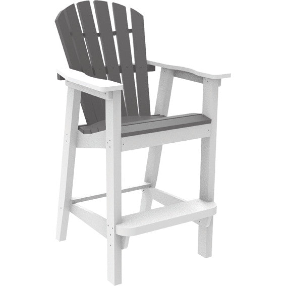 Seaside Casual Adirondack Shellback Bar Chair