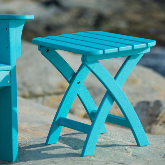 Coastline Harbor View Folding Side Table by Seaside Casual