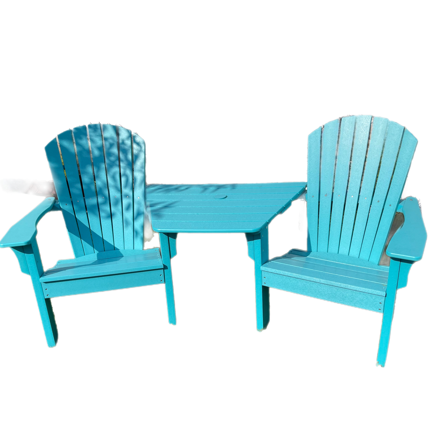 Tête-À-Tête Seating Set with Adirondack Shellback Chairs