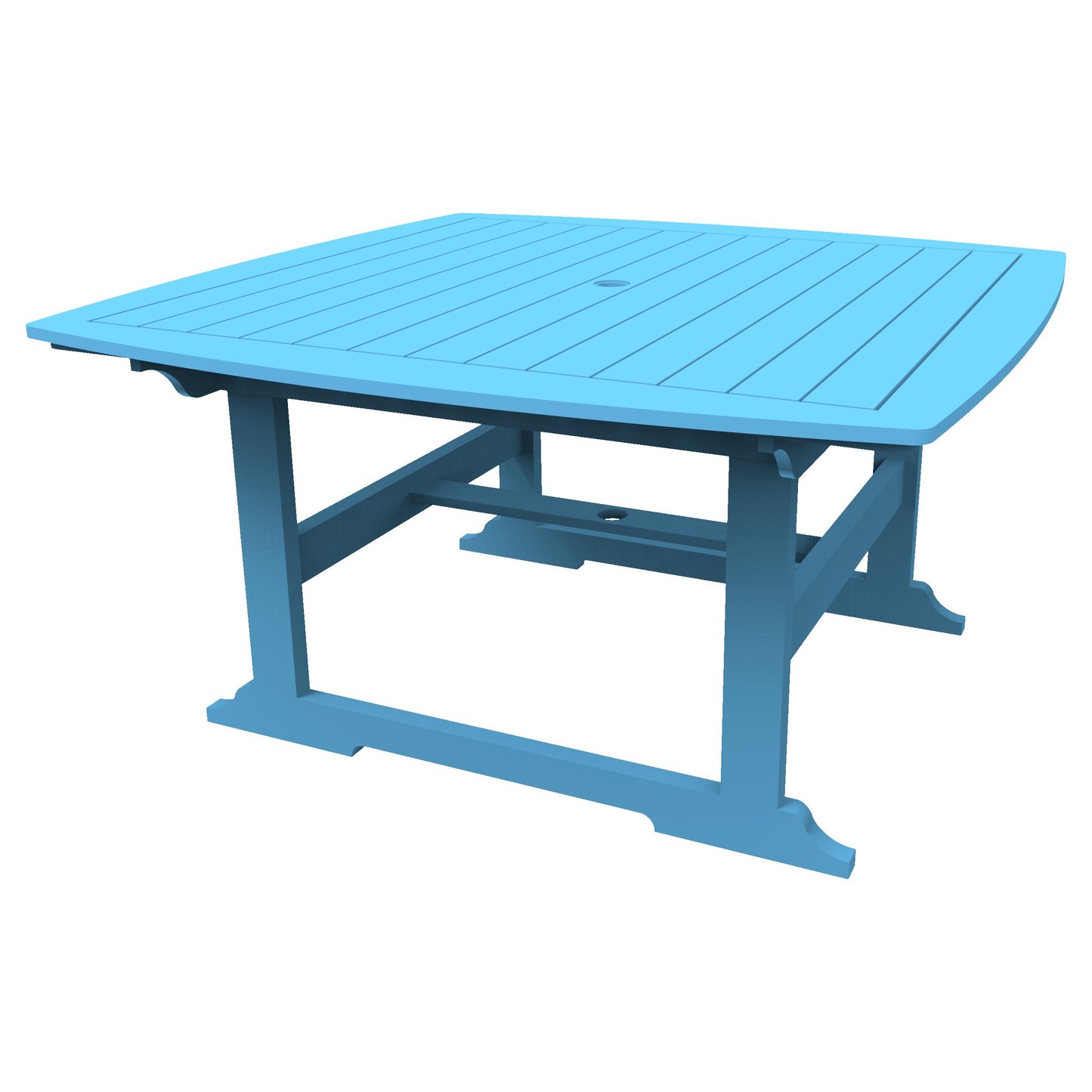 56 x 56 Inch Square Seaside Casual Portsmouth Dining Table