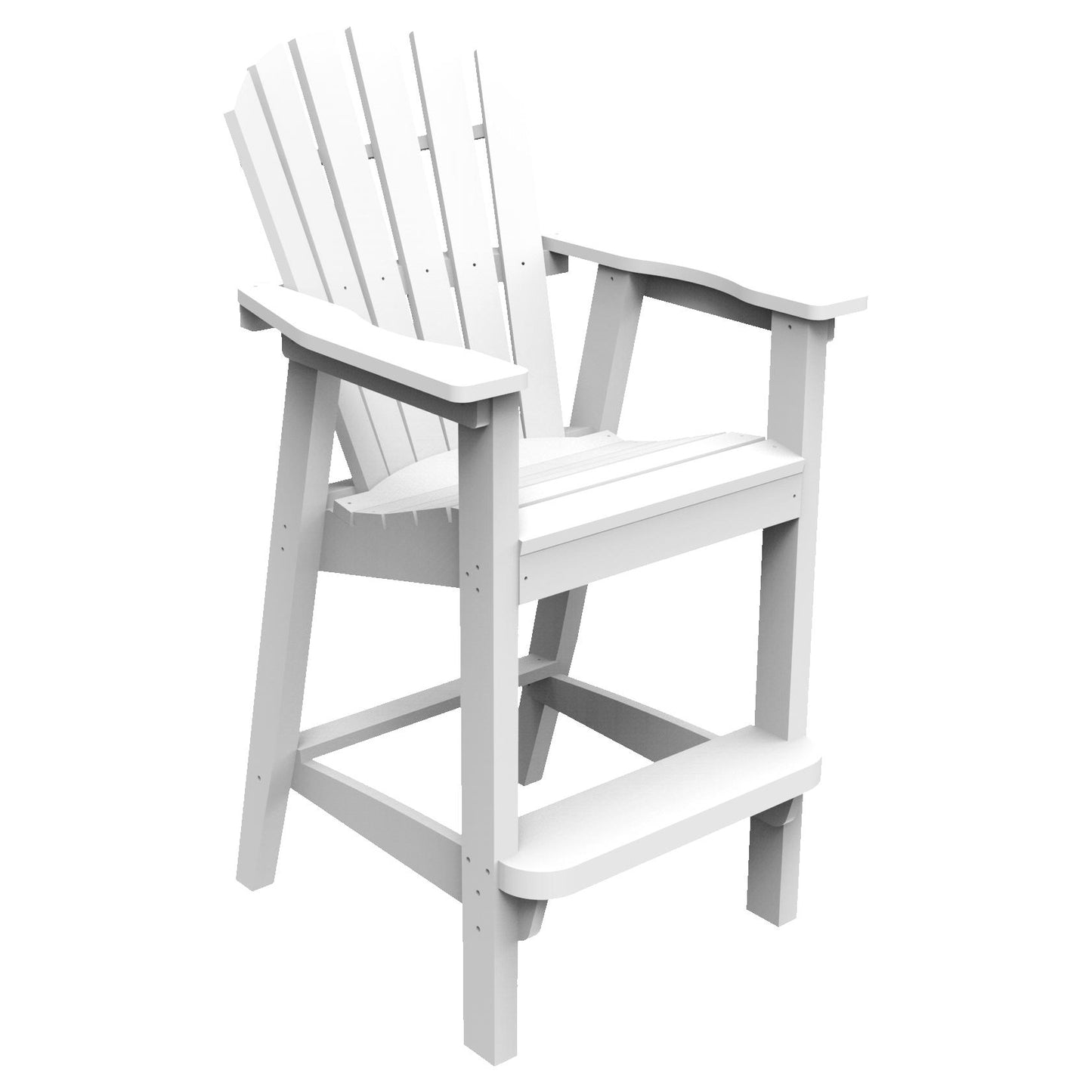 Seaside Casual Adirondack Shellback Bar Chair