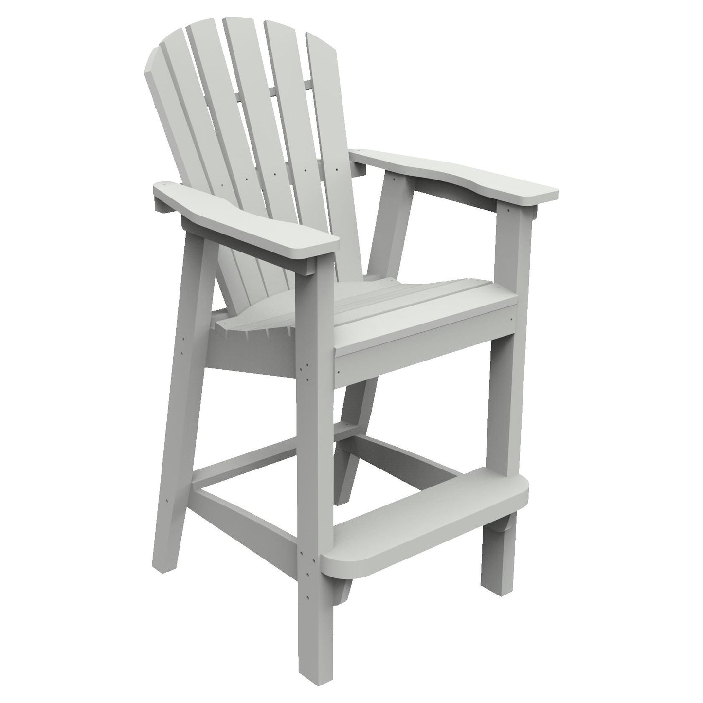 Seaside Casual Adirondack Shellback Bar Chair