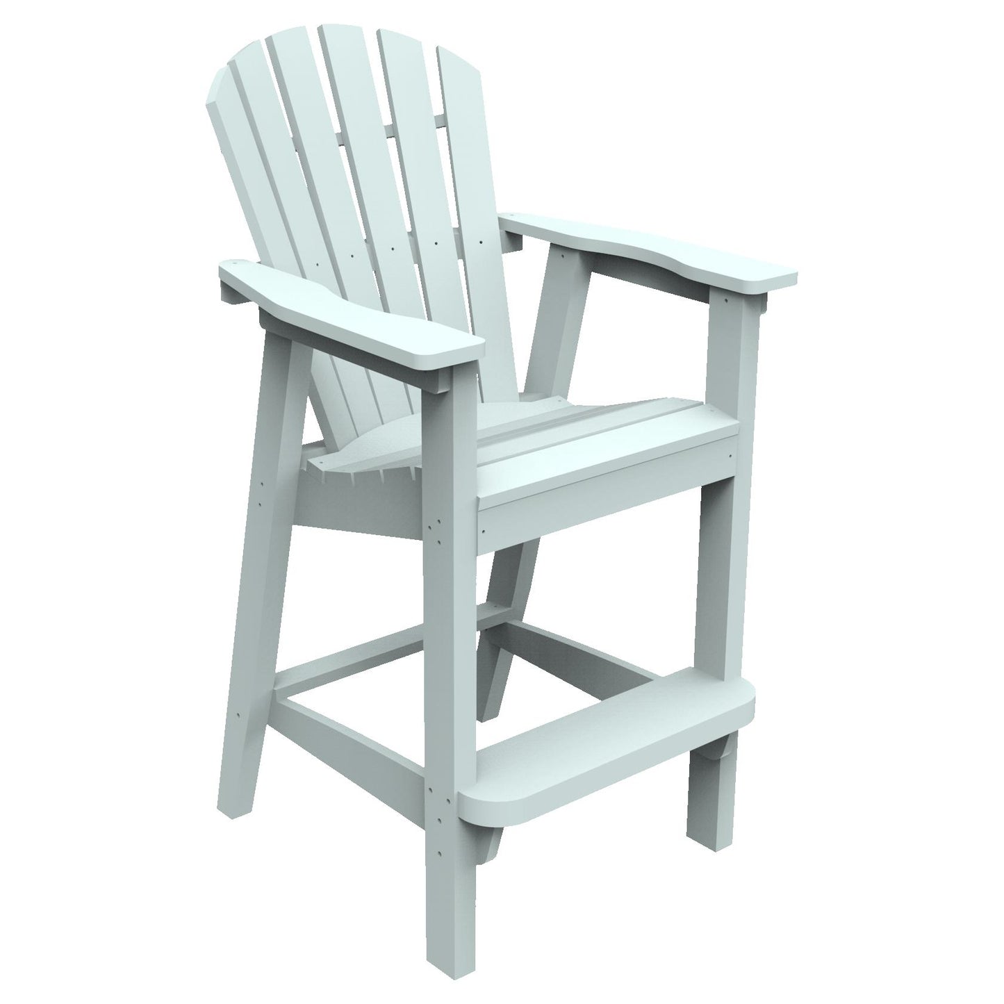 Seaside Casual Adirondack Shellback Bar Chair